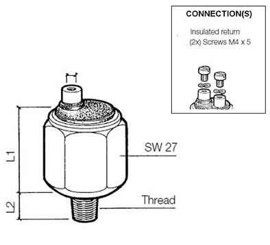 VDO Pressure switch 7.00 PSI